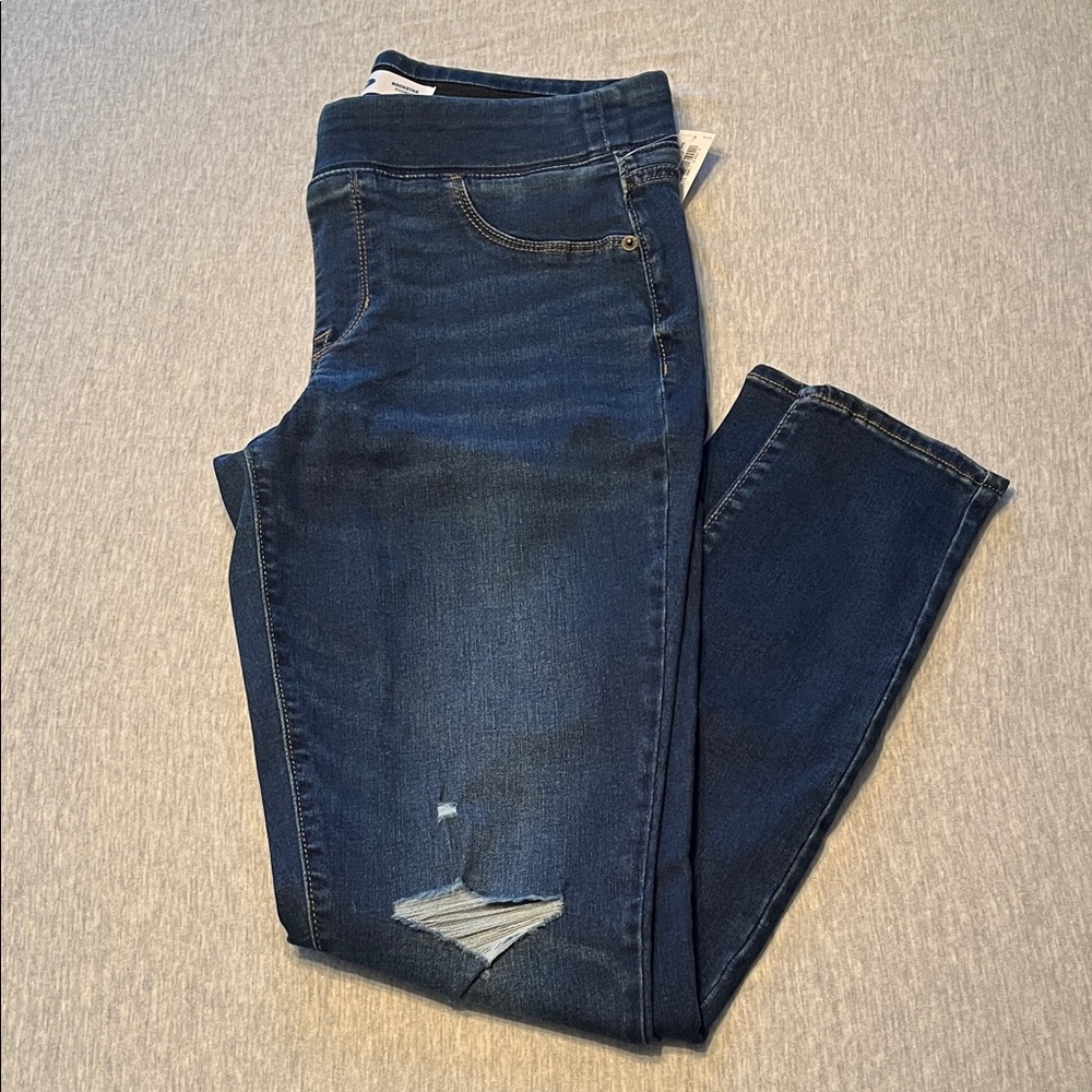 Old Navy Rockstar Mid Rise Indigo Jeggings NWT